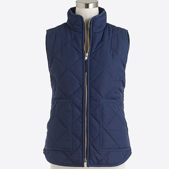 NWT J.Crew quilted puffer vest - Picture 2 of 5